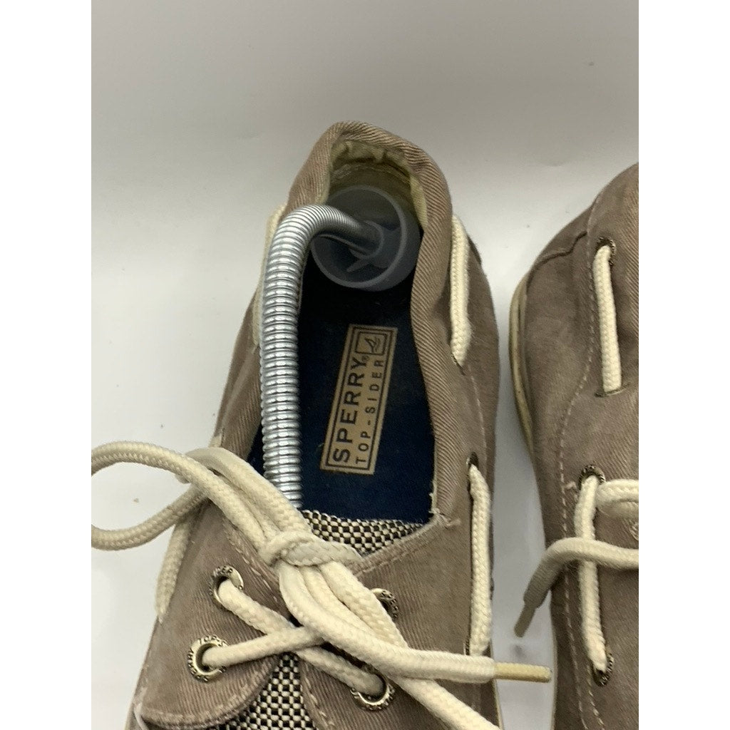 SPERRY Men's Gray Top-Sider Slip-On Boat Shoes SZ 9