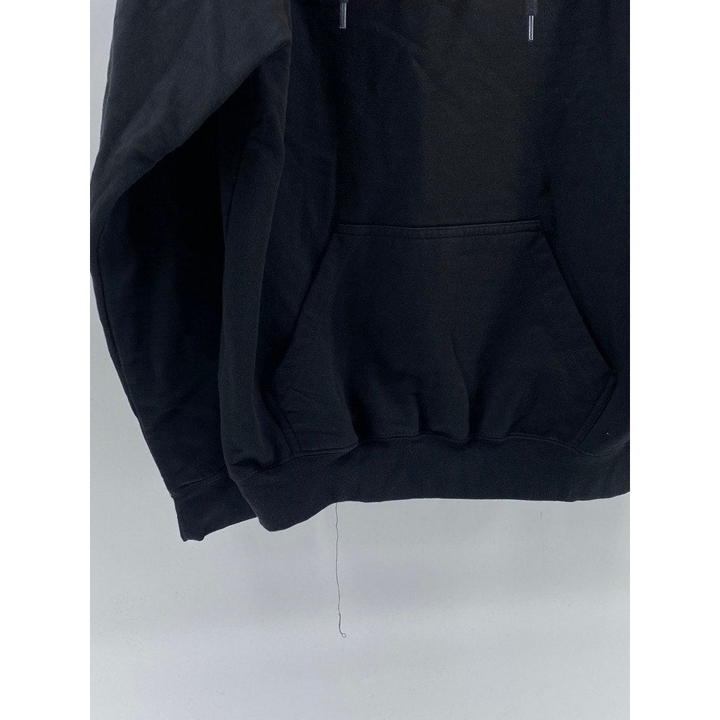 TALHA USA Men's Black-Red New York Logo Pullover Hoodie SZ L