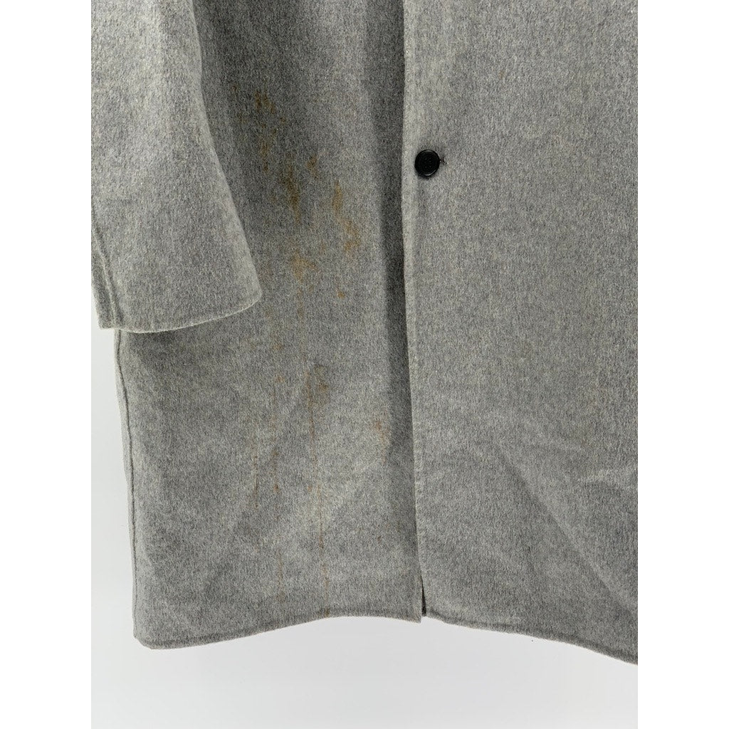 ALLSAINTS Men's Gray Wool Two-Button Coat SZ S