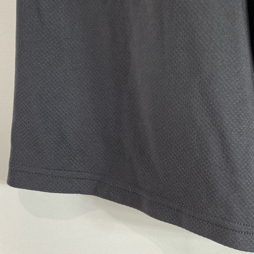 REEBOK Men's Gray/Yellow Elastic Drawstring Waist Pull-On Active Shorts SZ L