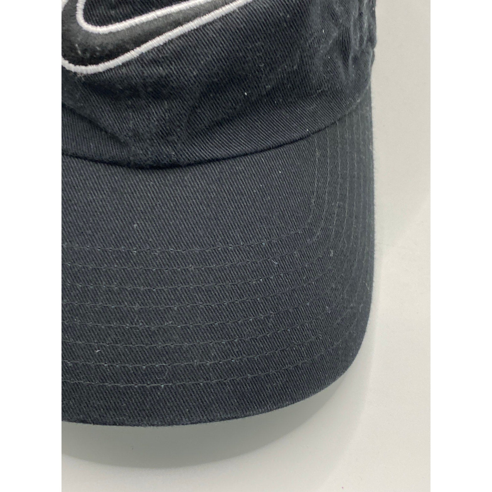 NIKE Unisex Adult Black-White Heritage 86 Embroidered Swoosh Baseball Hat SZ OS
