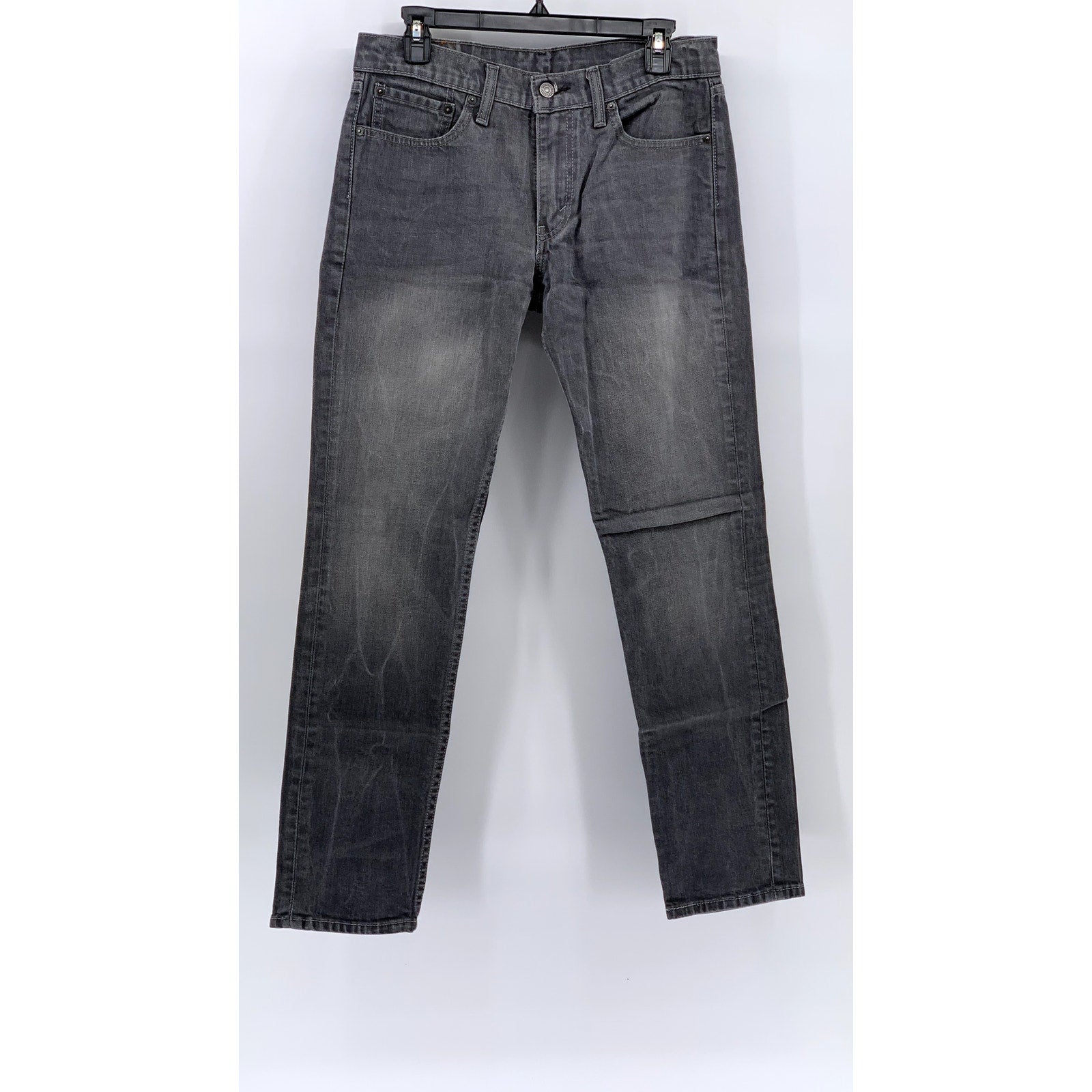 LEVI'S Men's Gray Denim 511 Slim-Leg Regular-Fit Five Pocket Jeans SZ 32X32