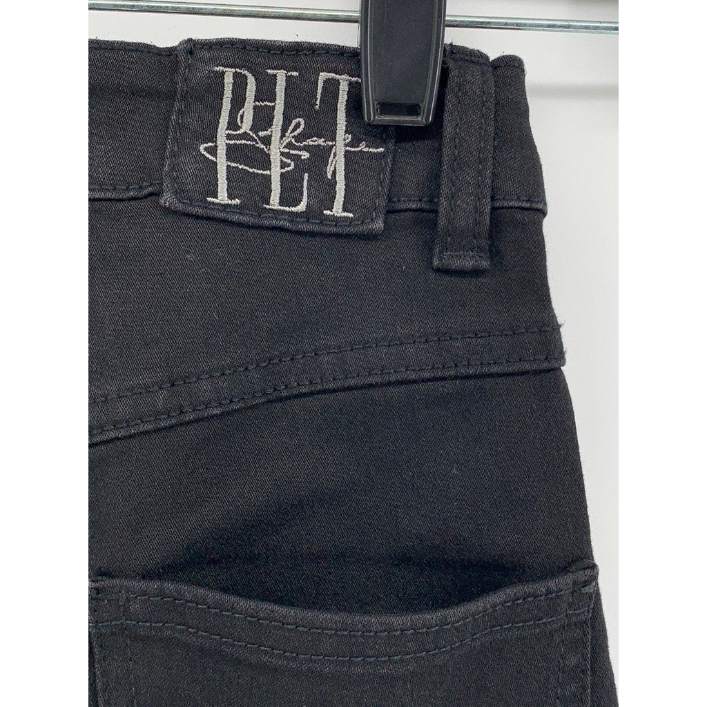 PRETTYLITTLETHING Women's Black Shape Super High Waist Skinny jeans SZ 2