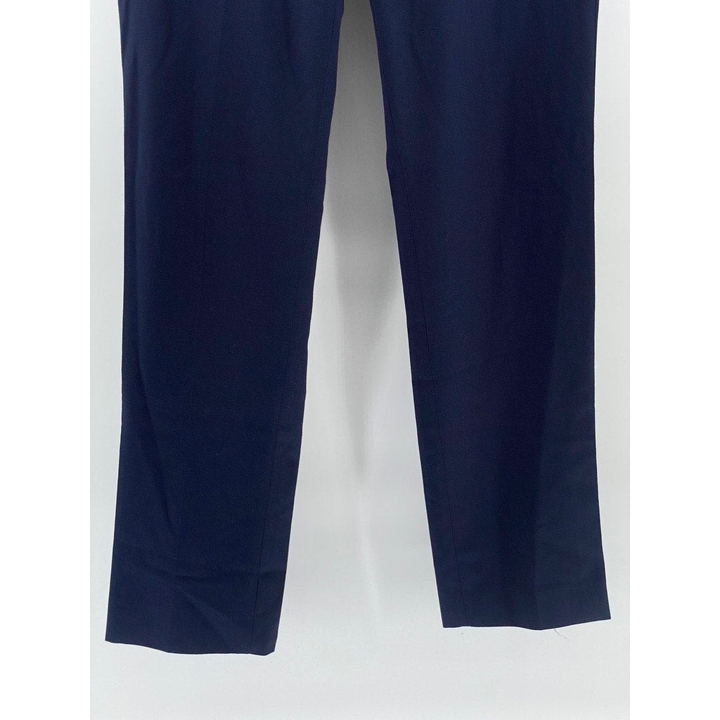 PARK AVENUE Women's Blue Straight-Leg Regular-Fit Pant SZ 36