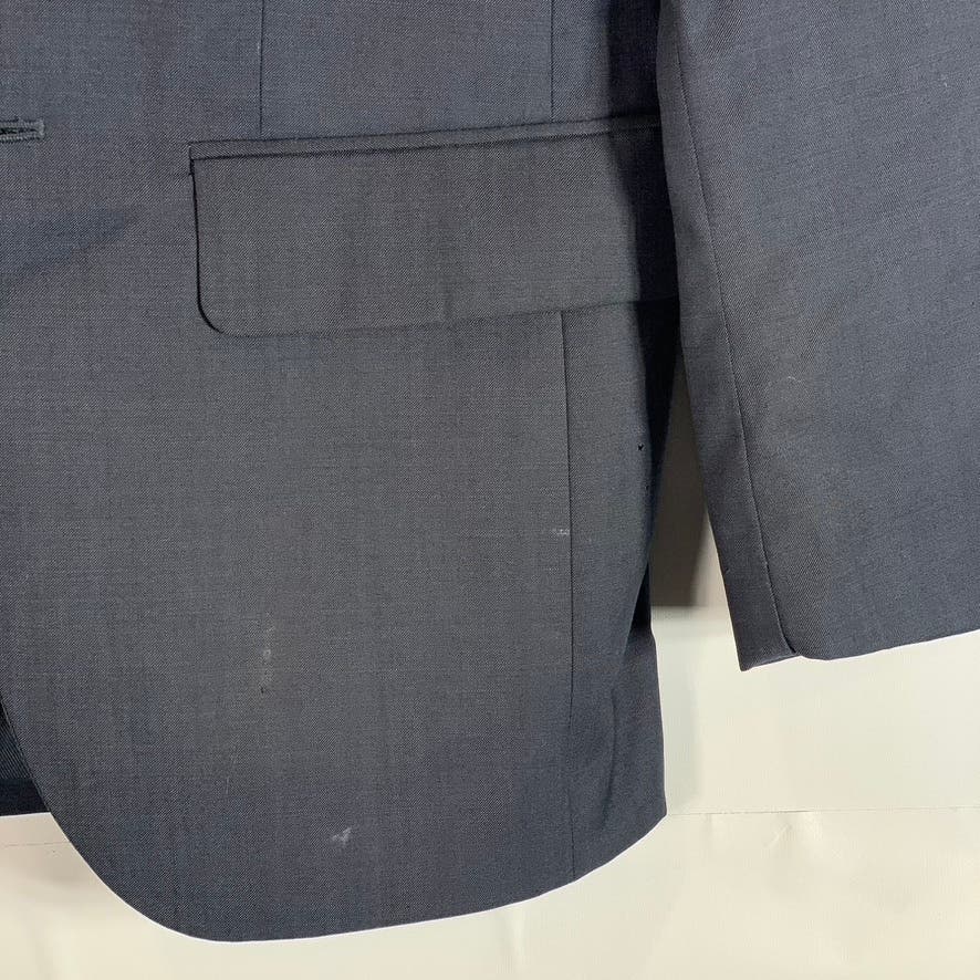PRONTO UOMO Men's Black Super 100's Wool Two Button Blazer SZ 35 Short