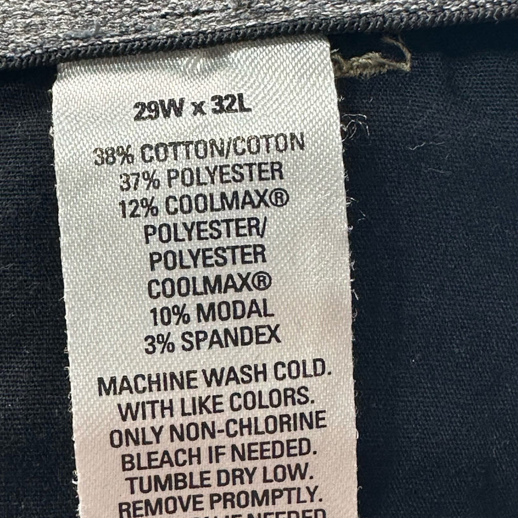 NORDSTROM Men's Brown Slim-Fit Flat Front CoolMax Performance Chino Pant SZ29X32