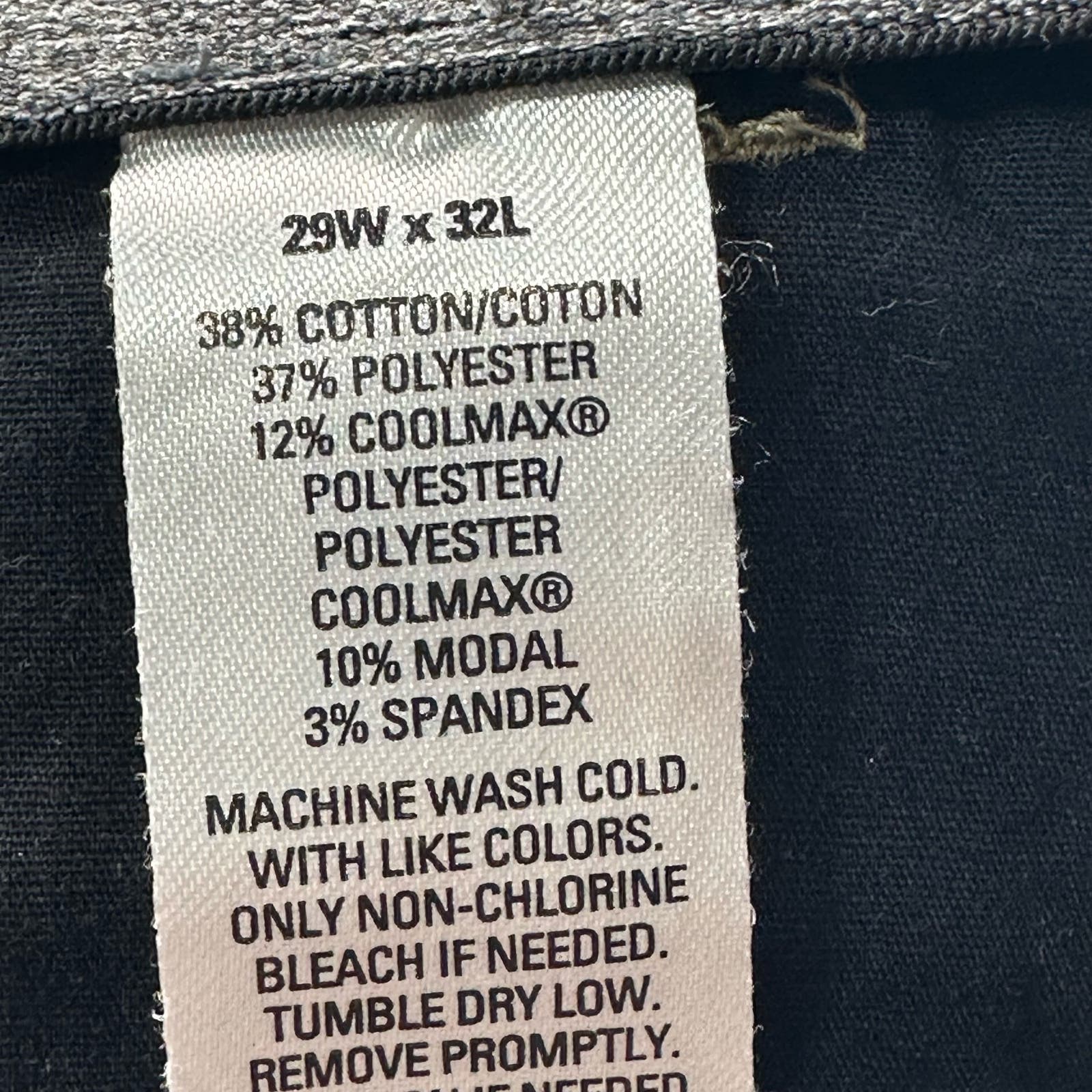 NORDSTROM Men's Brown Slim-Fit Flat Front CoolMax Performance Chino Pant SZ29X32