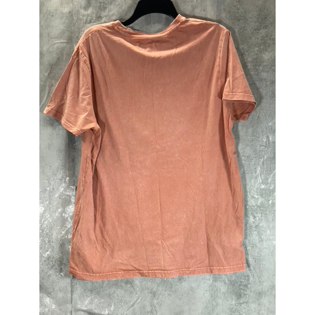 NEUW Men’s Terracotta Crewneck Cotton Short Sleeve T-Shirt SZ M