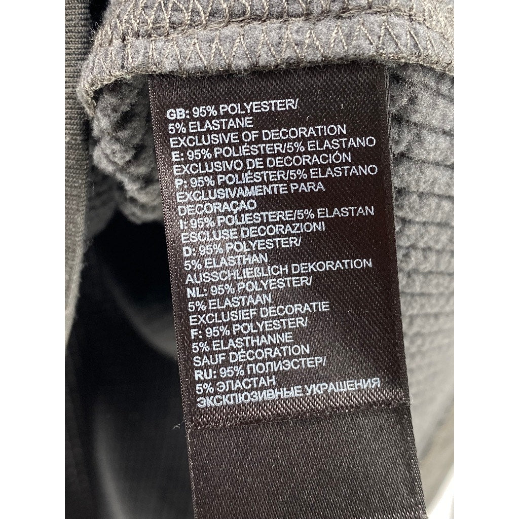 THE NORTH FACE Men’s Charcoal Gray Half-Zip Textured Pullover Sweater SZ L