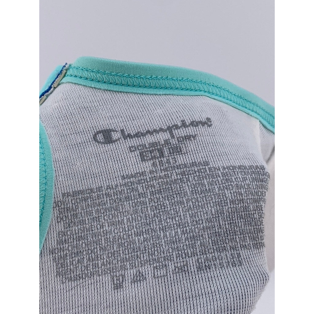 CHAMPION Women's Blue Double Dry Sports Bra SZ 34DD