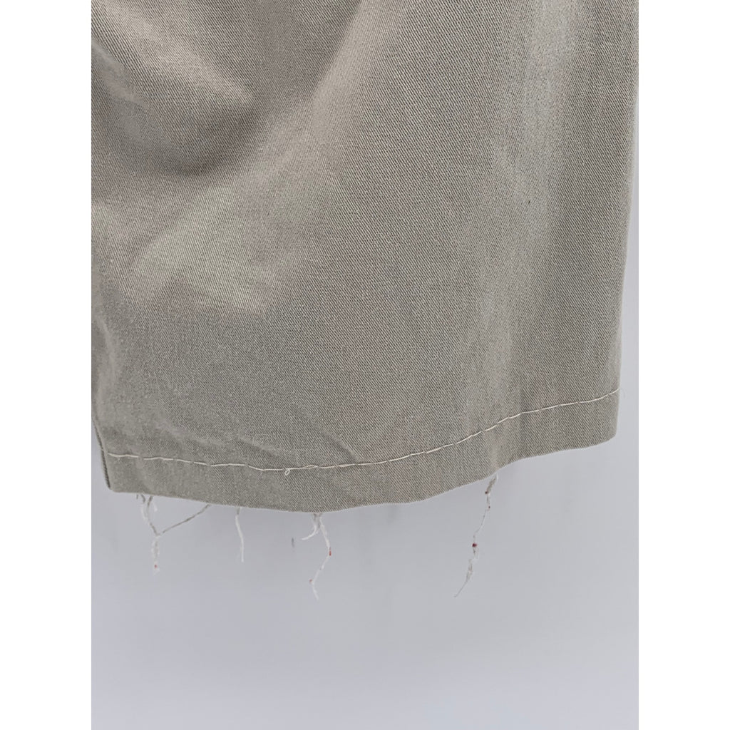 ORIGINAL CLOTHING Men's Beige Solid Regular-Fit Straight Leg Shorts SZ 31