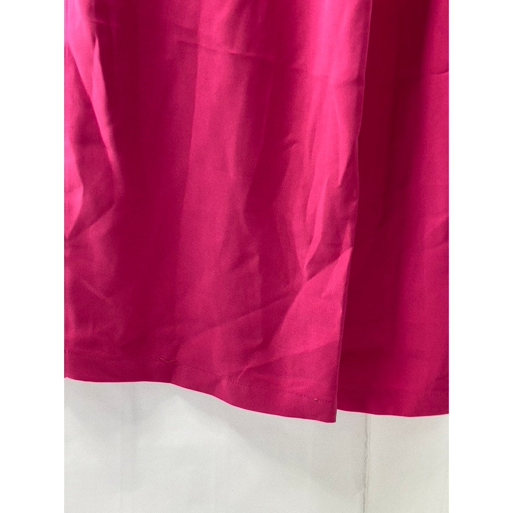 FOREVER 21 Women’s Fuchsia Long Wide-Leg Pant SZ L