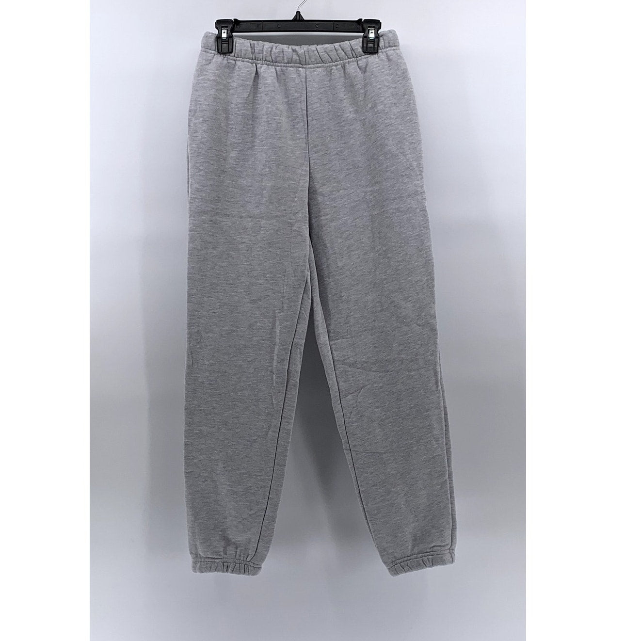 UNBRANDED Women's Light Gray Fleece Pull-On Casual Sweatpants SZ S