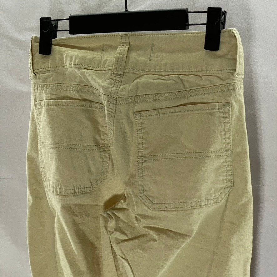 HOLLISTER Women's Beige Oor High-Rise Vintage Flare Double-Button Jean SZ 23