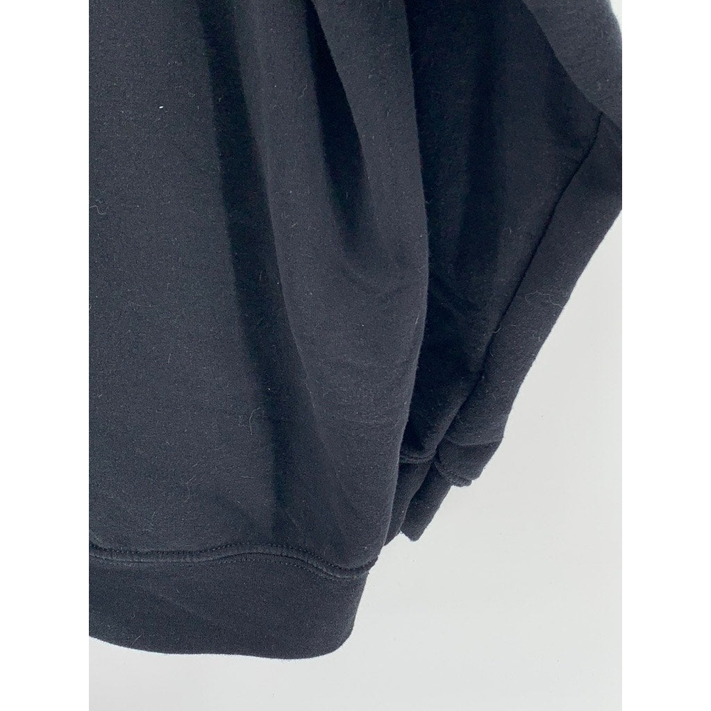 GILDAN Unisex Black-White Lady Luck Graphic Hoodie SZ 2XL