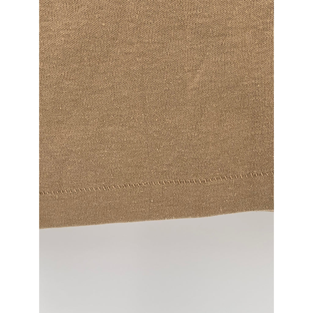 NORTHWEST PASSGAE Women's Vintage Beige Single Stitch Long Sleeve Top SZ S