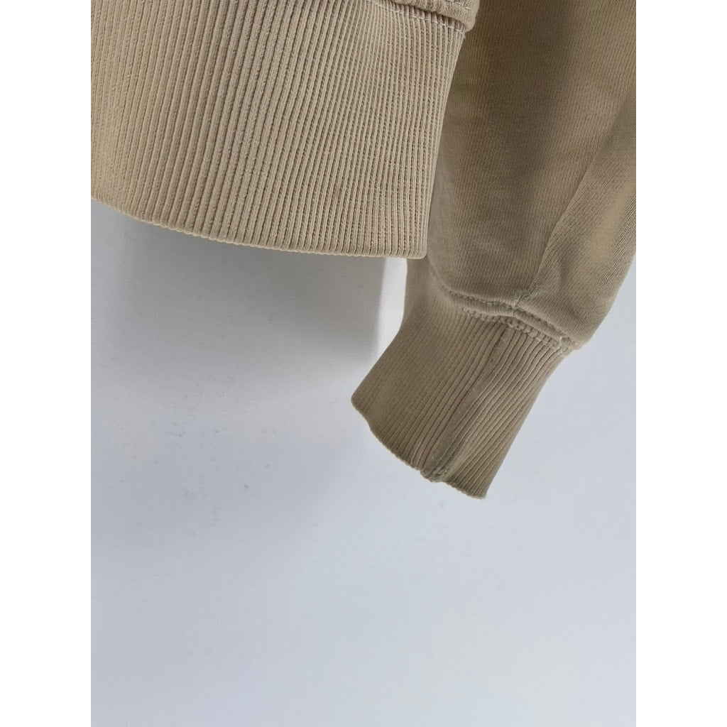 PEGADOR Men’s Tan Oversized Long Sleeve Pullover Casual Hoodie SZ L