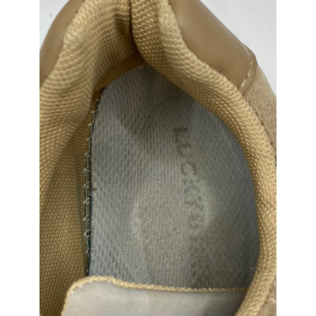 LUCKY BRAND Men's Tan-Beige Classic Lace-Up Round-Toe Ruby Sneakers SZ 9