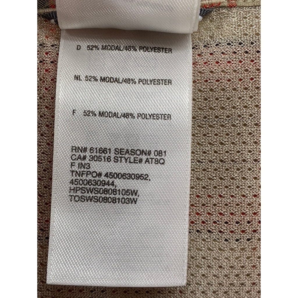 THE NORTH FACE Men's Orange Plaid Button-Up Short Sleeve Regular-Fit Shirt SZ XL