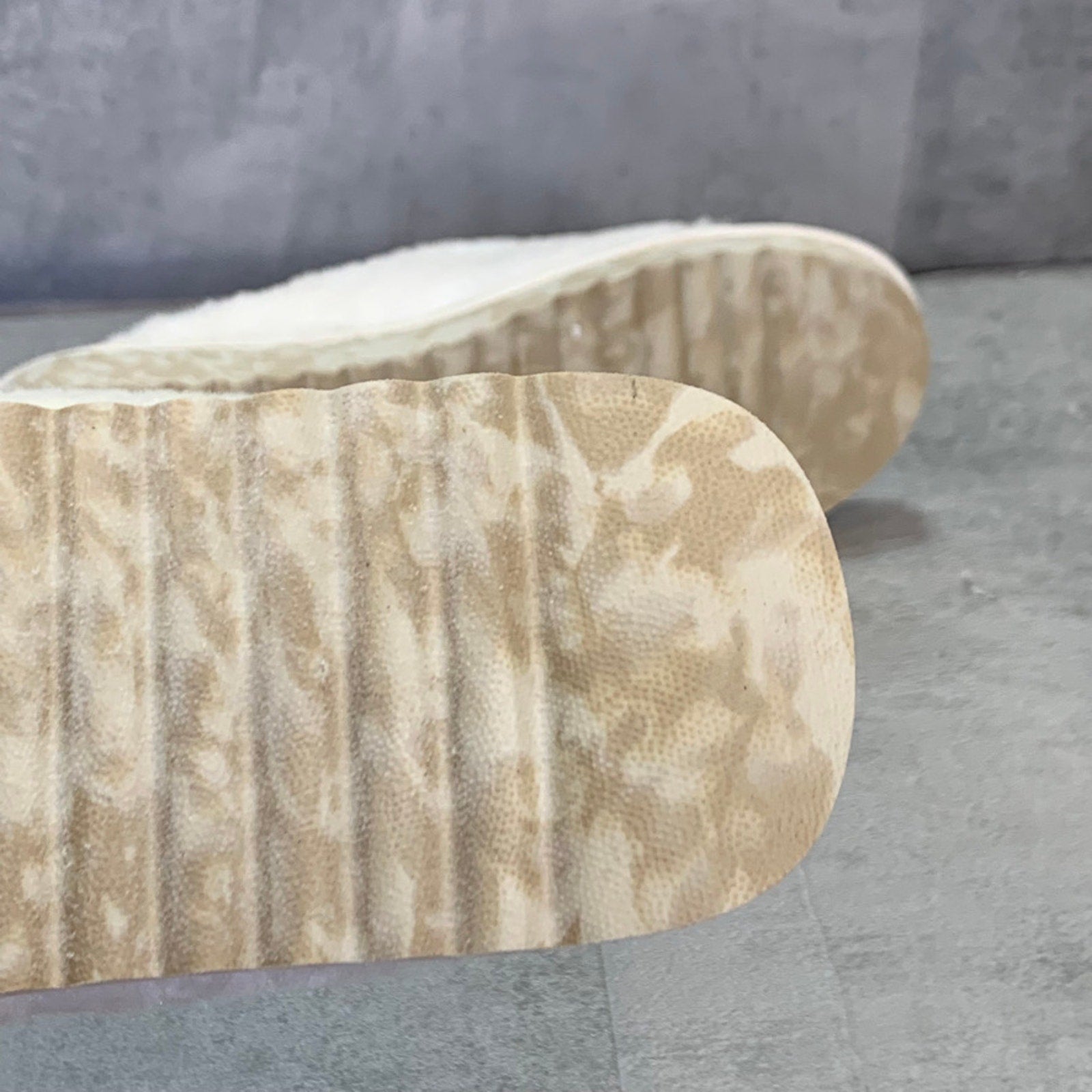 DR. SCHOLL'S Tofu Staycay OG Faux Fur Buckle Slide Sandal SZ 10