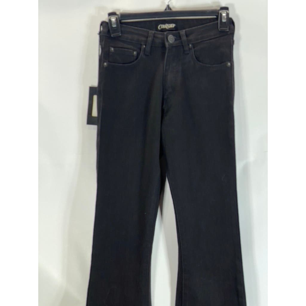 COURTSHOP Women's Aspen Black Bell Bottom Denim Jeans SZ 24