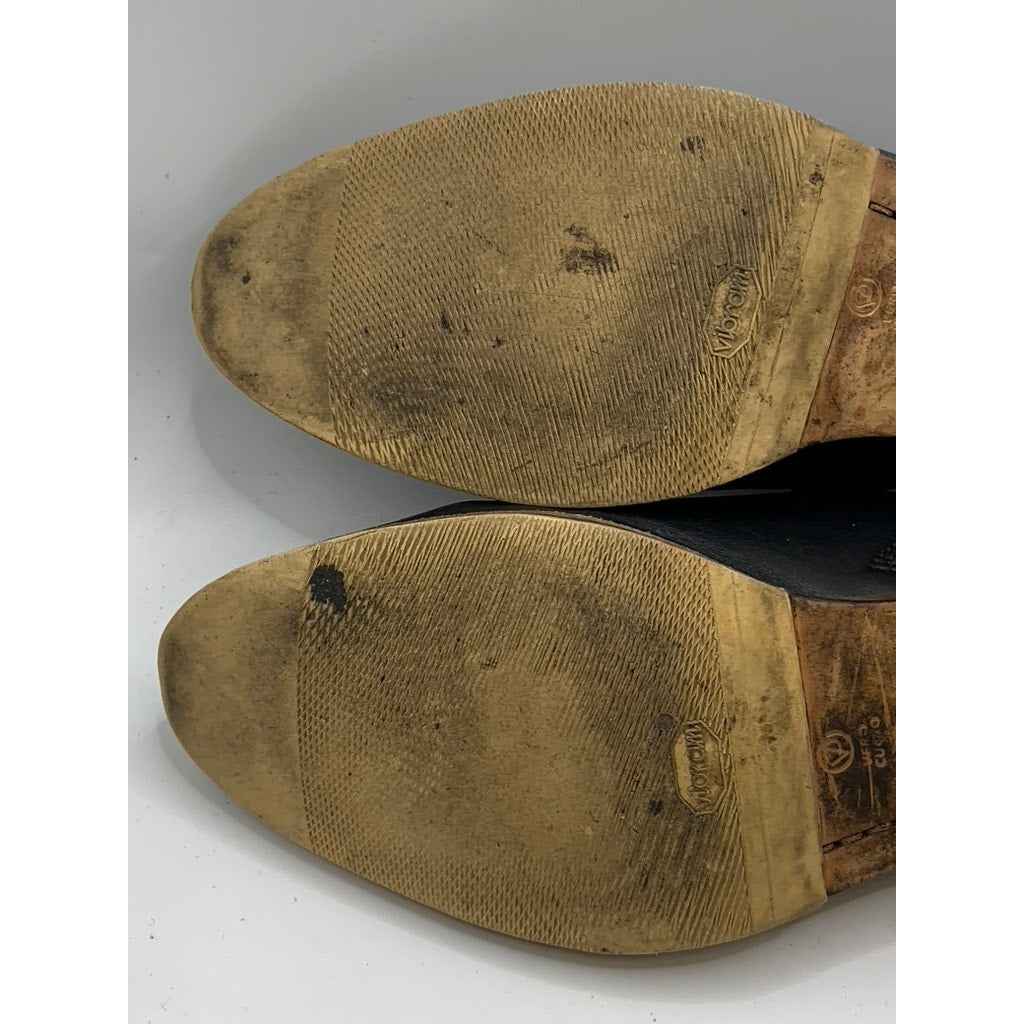 3.1 PHILLIP LIM Women's Black Leather Block Heel Ankle Boots SZ 38(8)