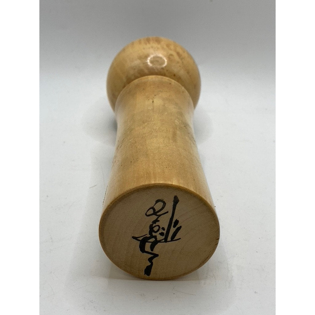 VINTAGE Brown Handmade Japanese Kokeshi Cylinder Doll