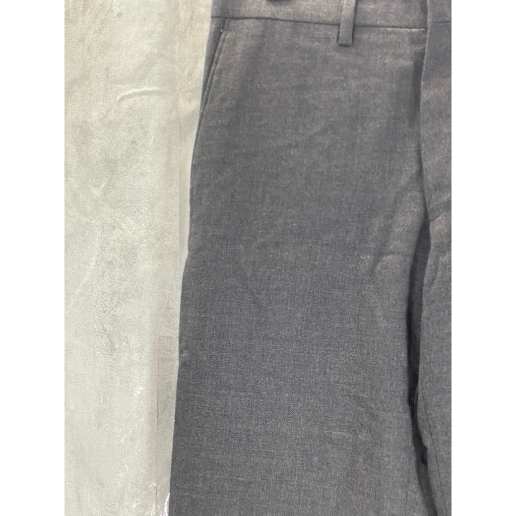 J.CREW Men's Charcoal Classic-Fit Flat Front Dress Pants SZ 30X32