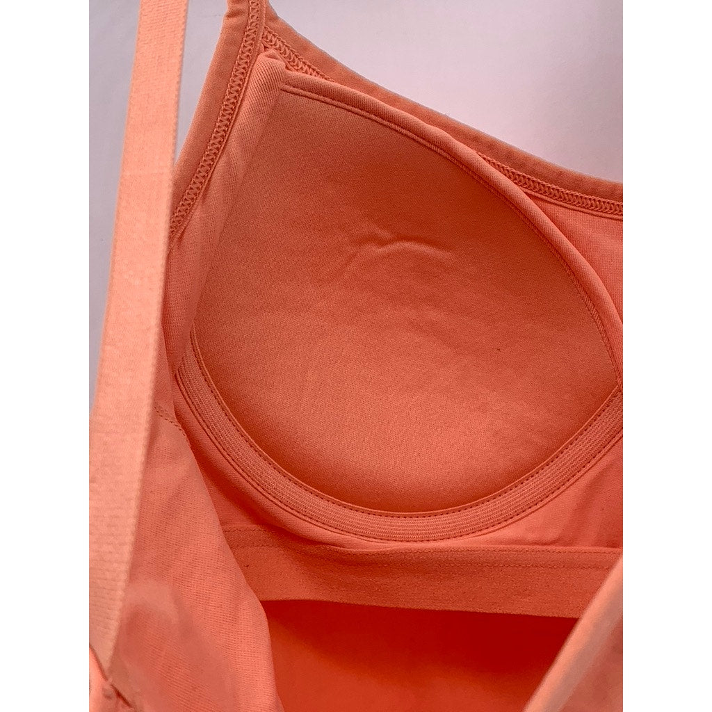 UNIQLO Women's Orange Airism Padded Tank Top SZ M