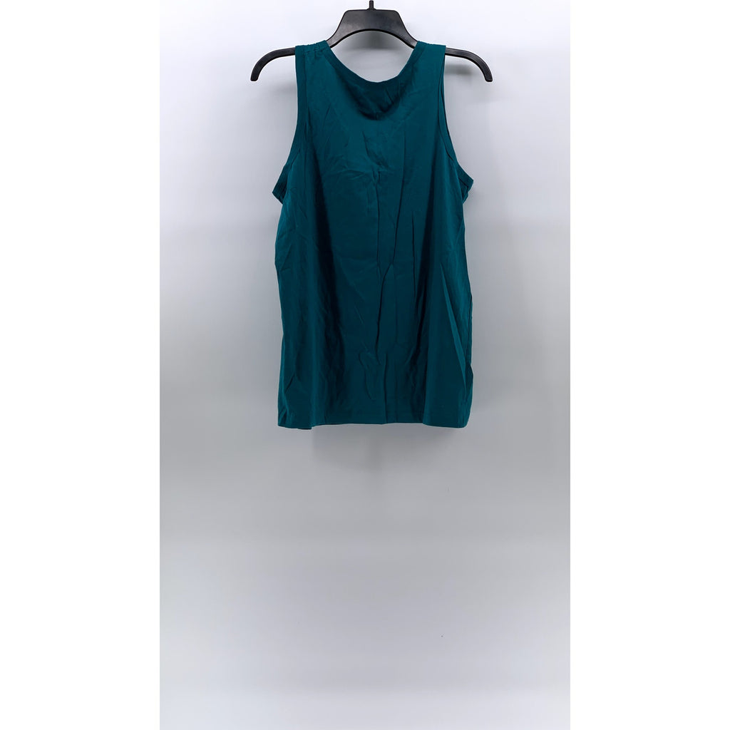 VERTICAL SPORTS Men's Blue New York Times Square Graphic Scoop-Neck Tank SZ M