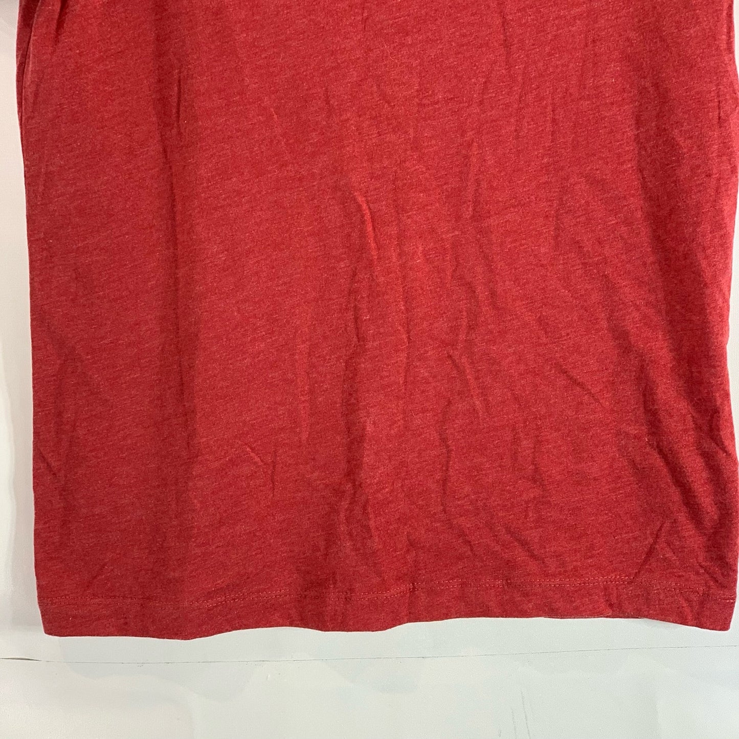 ASICS Men's Red Run Fast Train Hard Logo Crewneck Short Sleeve T-Shirt SZ S