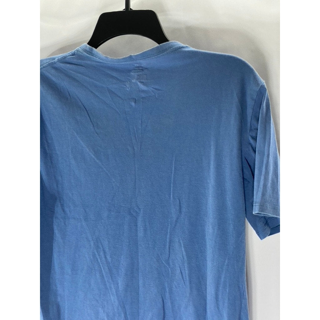 JOCKEY Men’s Blue Solid Cotton Stretch V-Neck Short Sleeve T-Short SZ M