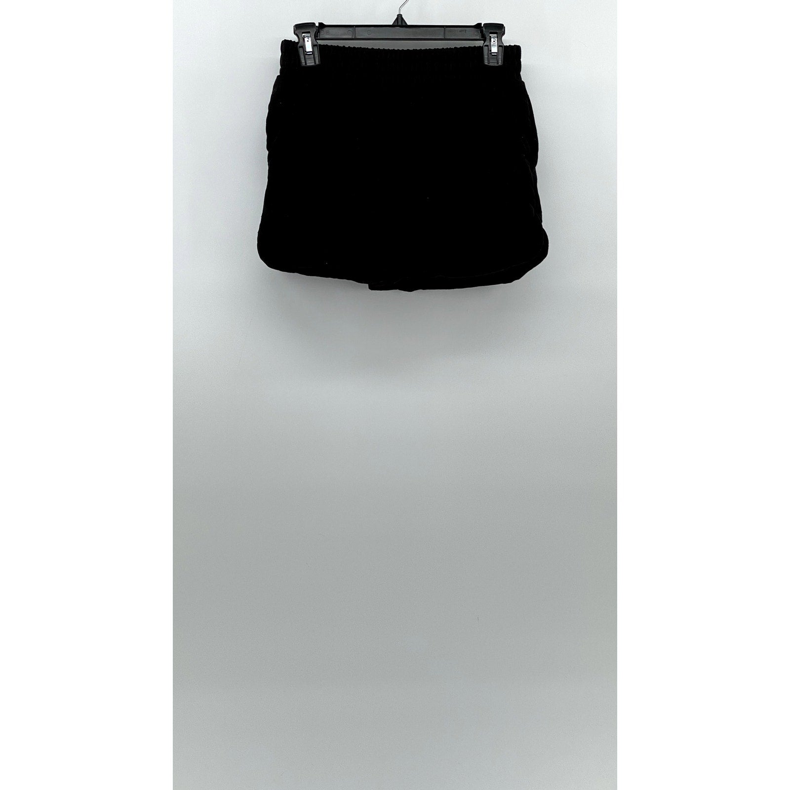 FOREVER 21 Women's Black Quilted Casual Pull-On Elastic Waist Shorts SZ S