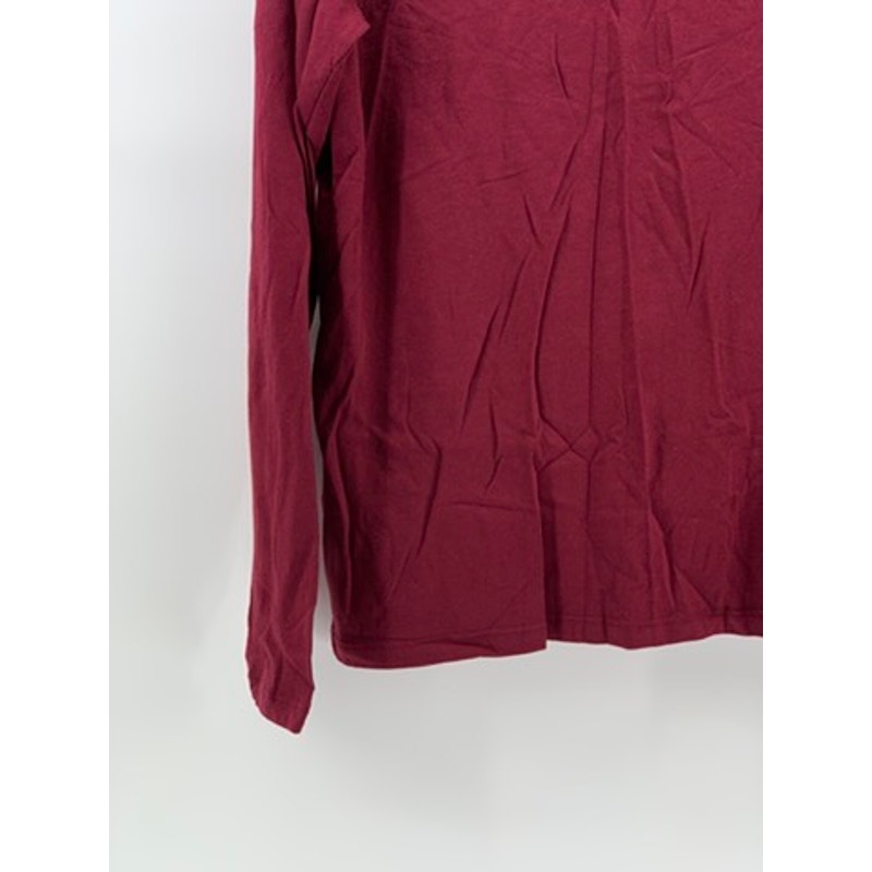 TIME & TRU Women’s Burgundy Long Sleeve Top SZ S
