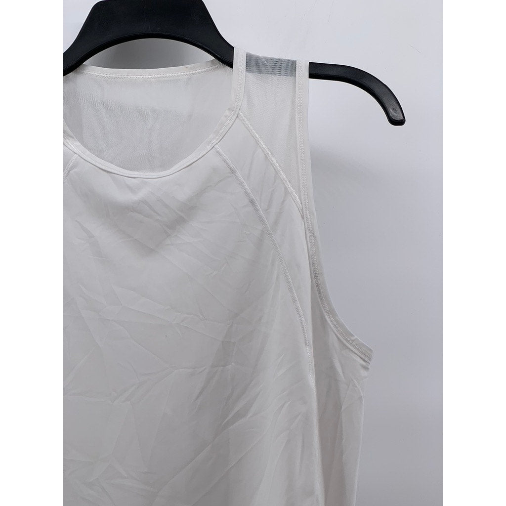 LULULEMON Women's White Sculpt Cropped Tank Top SZ 2