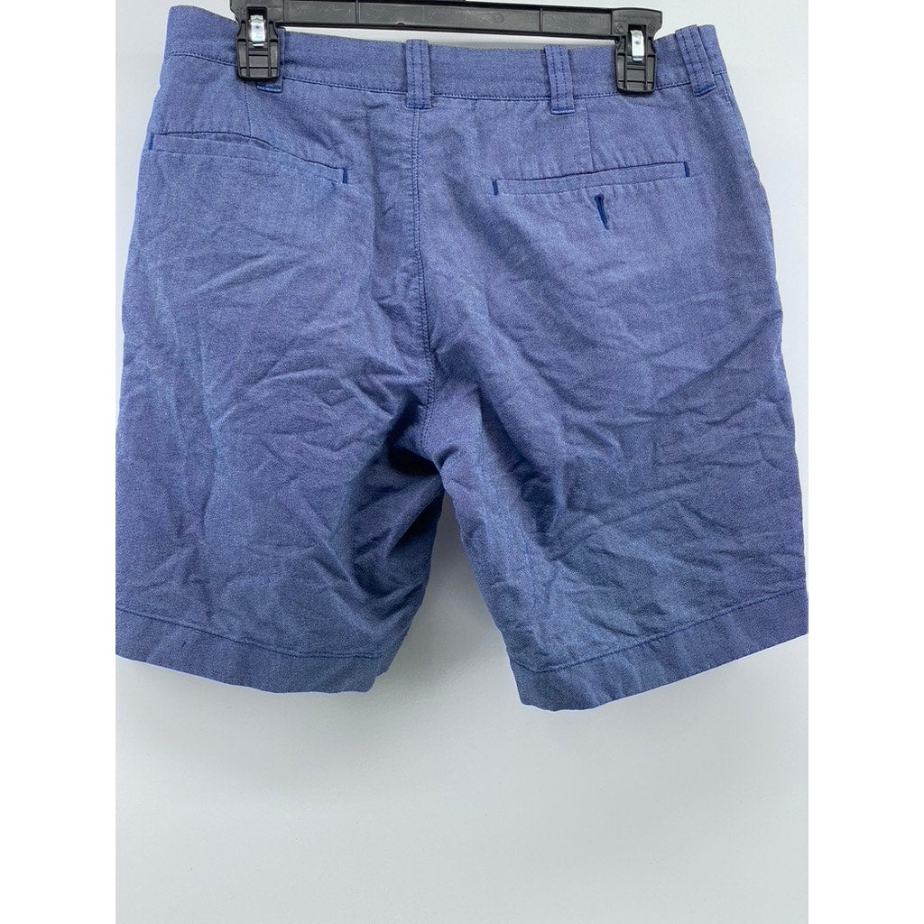 J.CREW Men's Vintage Blue Cotton Regular-Fit Chino Shorts SZ 30