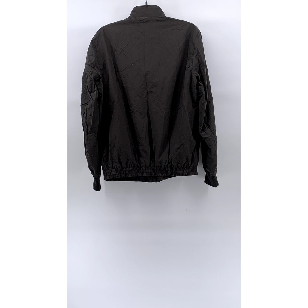 ZARA Men's Gray Zip-Up Stand Collar Bomber Jacket SZ M