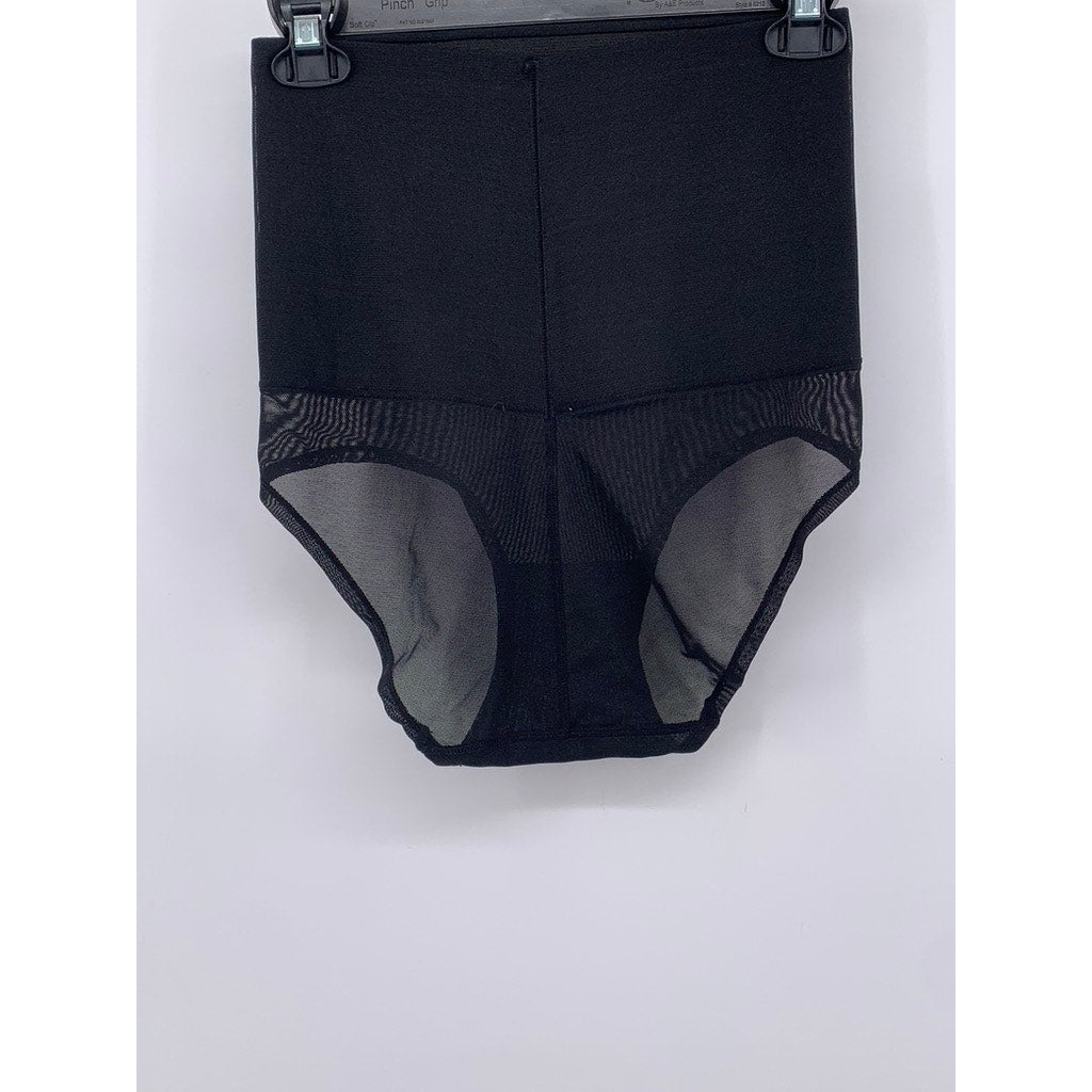 JUICY COUTURE Women's Black Mesh Shaping Briefs SZ M