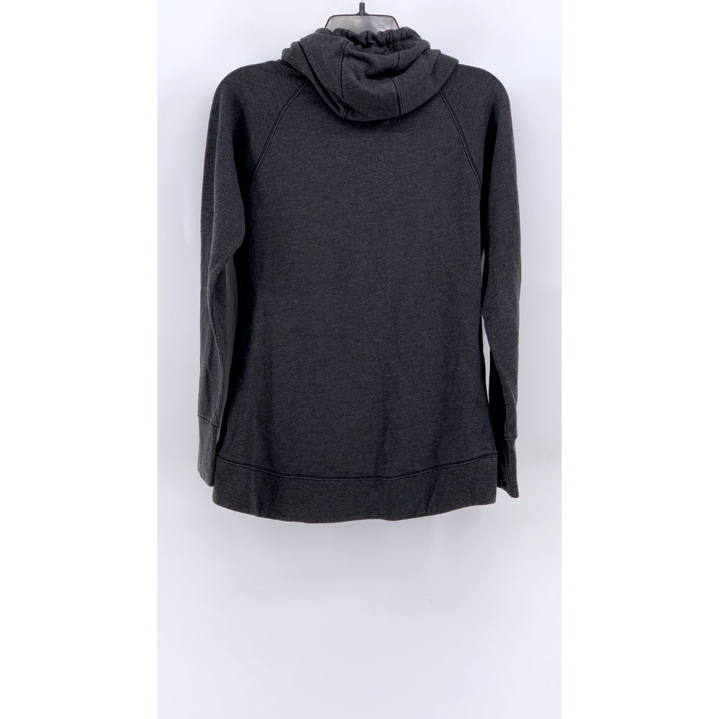 NEW ERA Women's Charcoal Gray Atomic Print Custom Casual Hoodie SZ S
