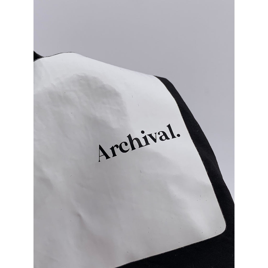 ARCHIVAL Men's Black Reinvent Ultrawide Side-Zip Belt Bag Taffeta Shorts SZ L