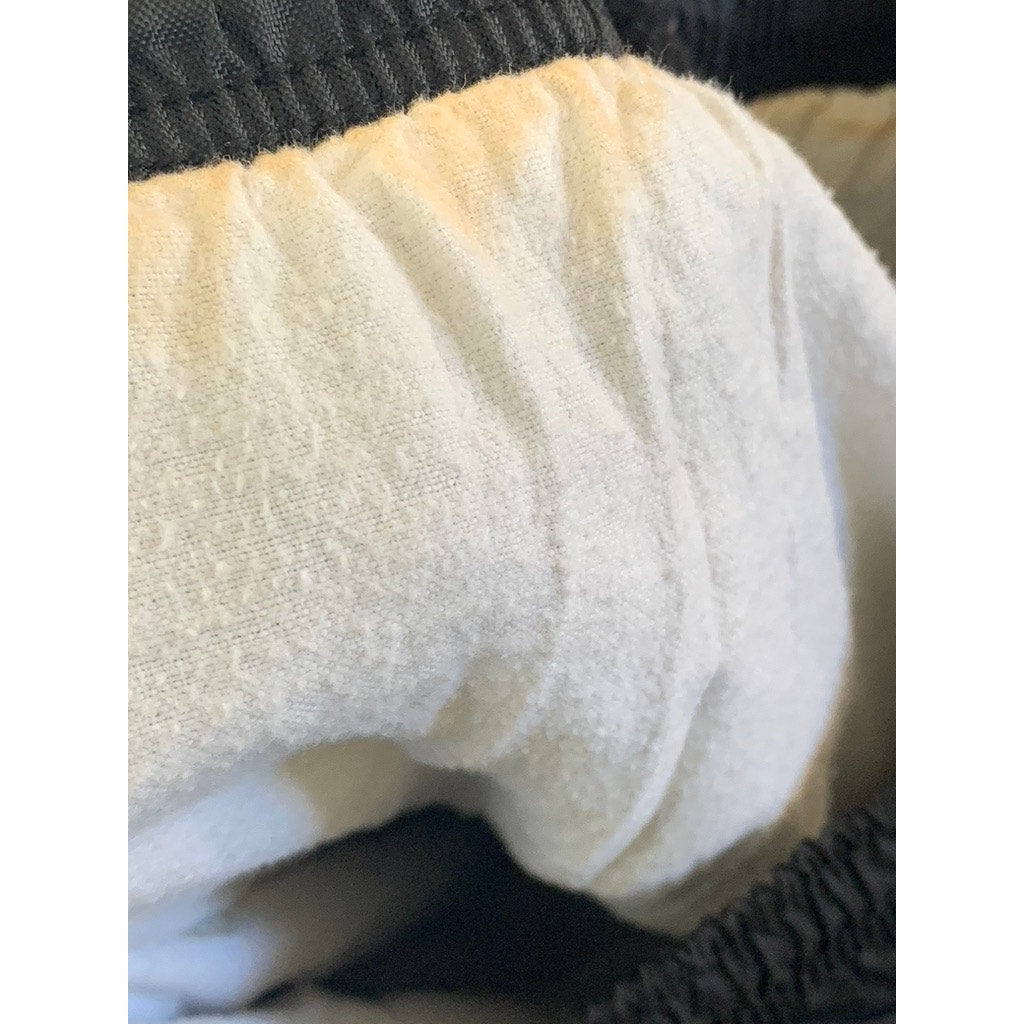 HOLLOWAY Men's Black Zipper Hem Lined Elastic Waist Windbreaker Pants SZ L