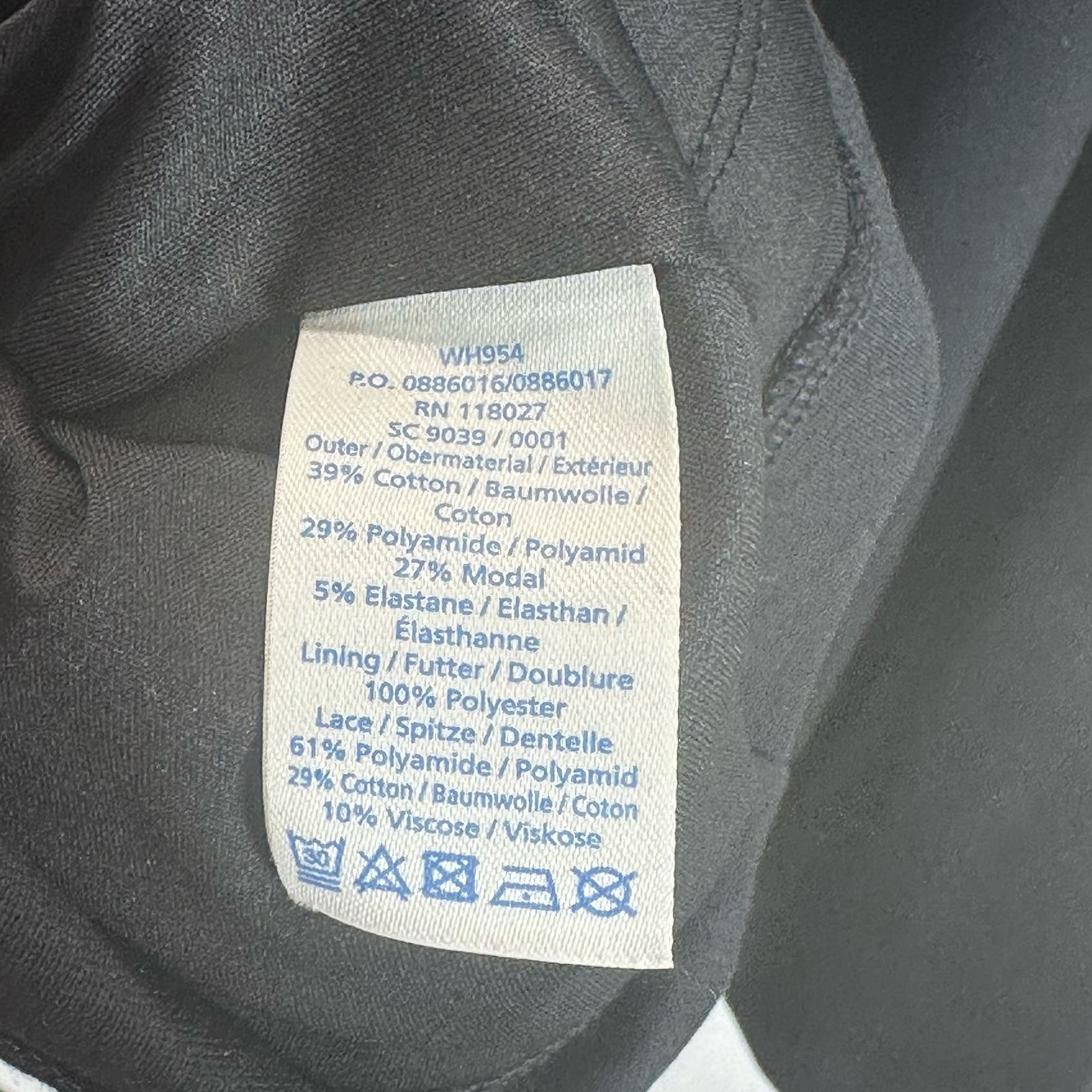 BODEN Women's Black Selena Long Lace Sleeve Fit & Flare Knee-Length Dress SZ 8L