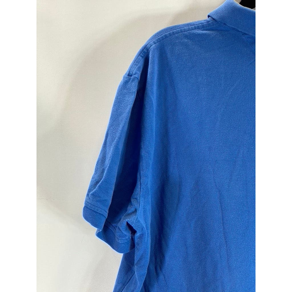 TOMMY HILFIGER Men's Federal Blue Custom-Fit Short Sleeve Polo Shirt SZ XL
