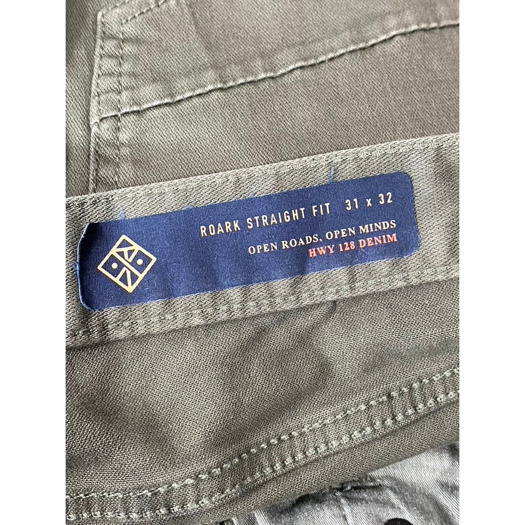 ROARK Men's Military 2 HWY 128 Straight Fit Broken Twill Five-Pocket Jeans SZ 31