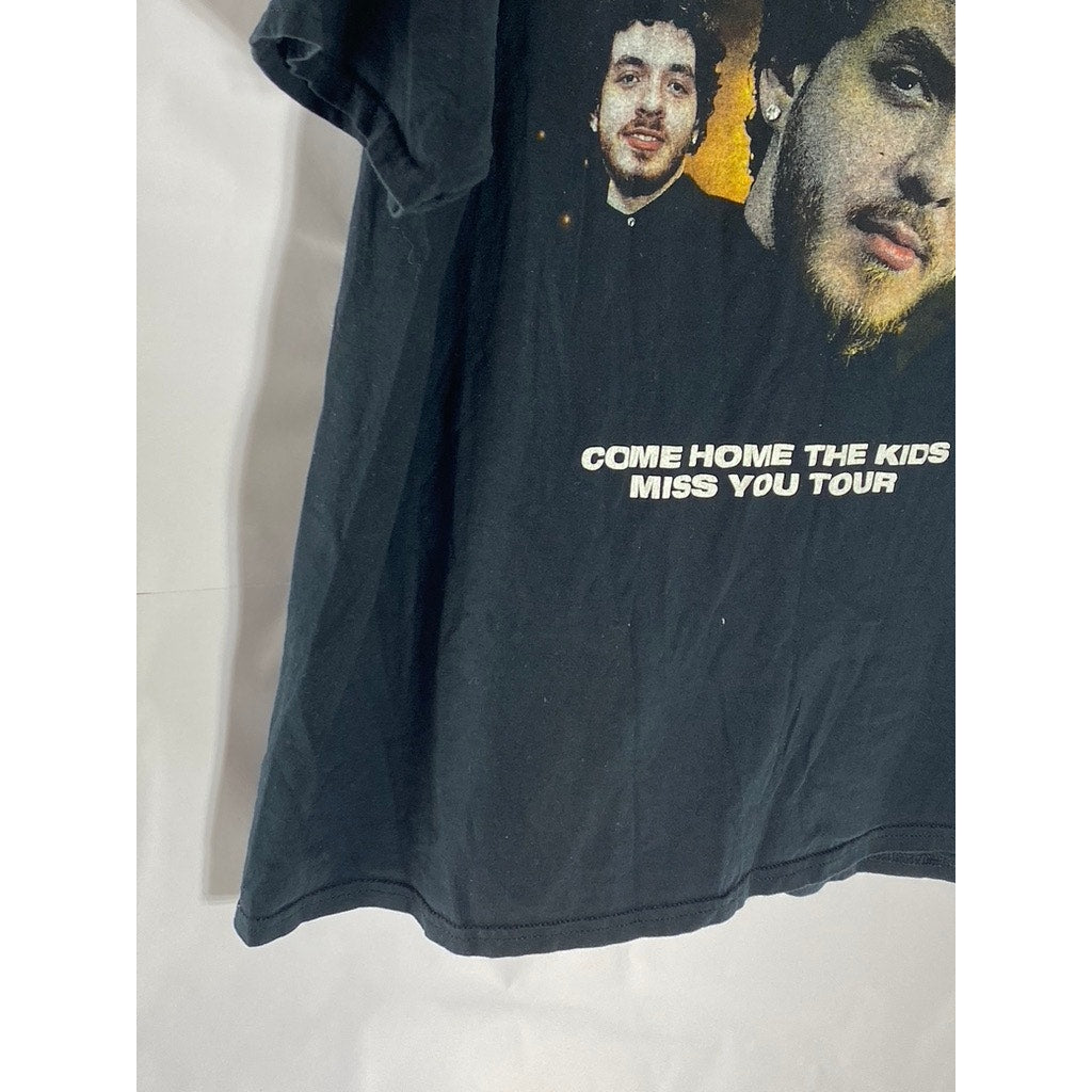 FRUIT OF THE LOOM Men's Black 'Jack Harlow' Tour List Graphic T-Shirt SZ XL