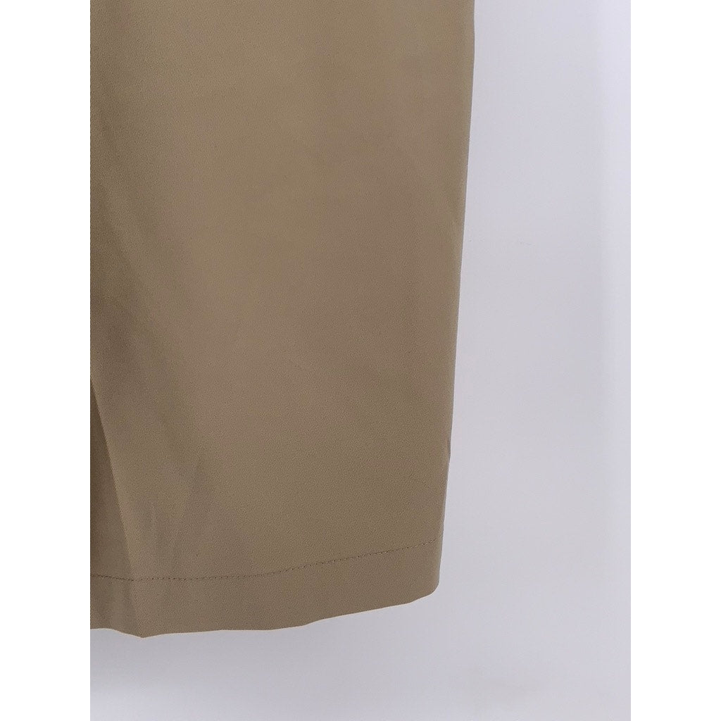 SAVANE Men's Tan Solid Regular Fit Chino Shorts SZ 38