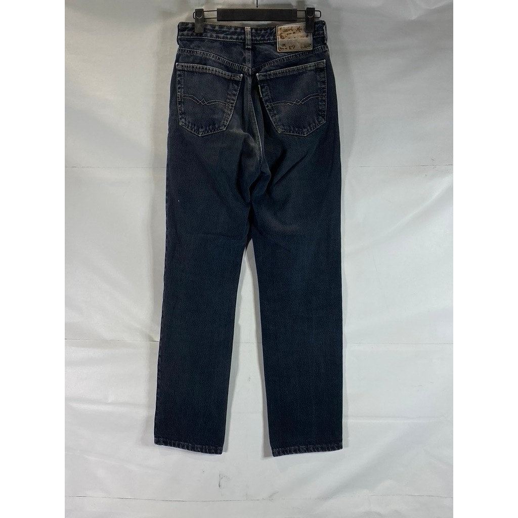 HARLEM WALKER ORIGINAL JOKER Women's Dark Blue Vintage Straight Leg Jean SZ 36/S