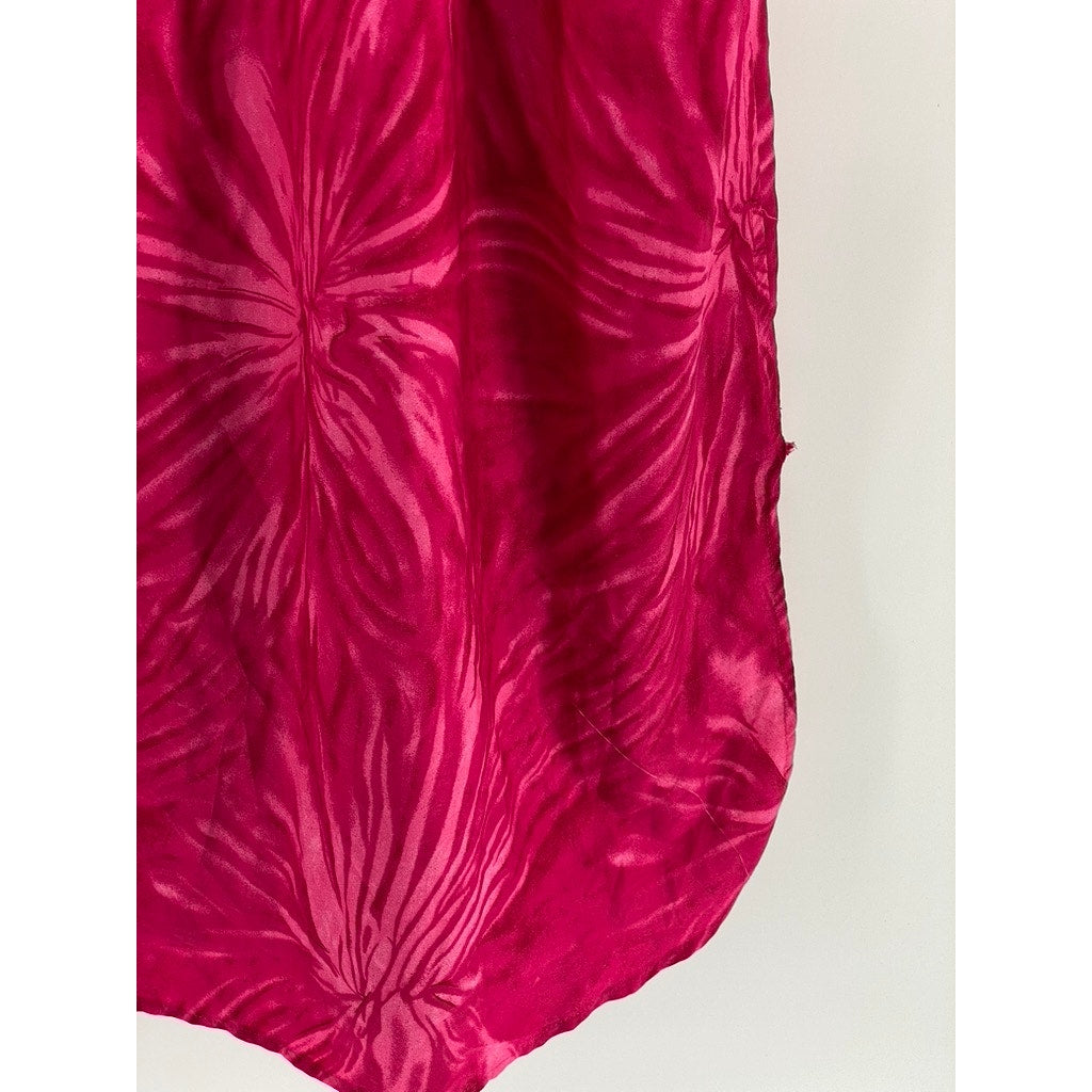 RIMA BEACHWORLD Women's Pink Tropical Floral Button-Up Cover-Up SZ OS