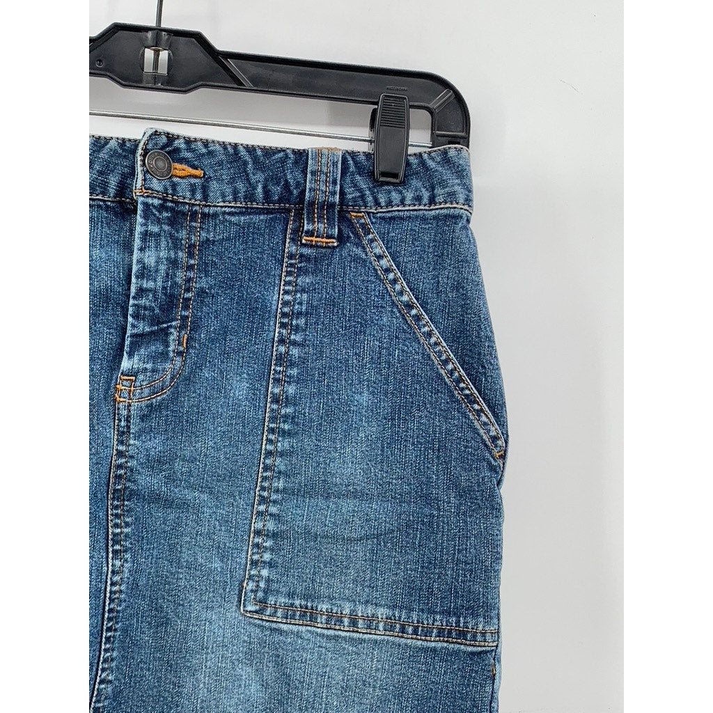 OLD NAVY Women's Blue Denim Vintage Y2K Denim Mini Skirt SZ XS
