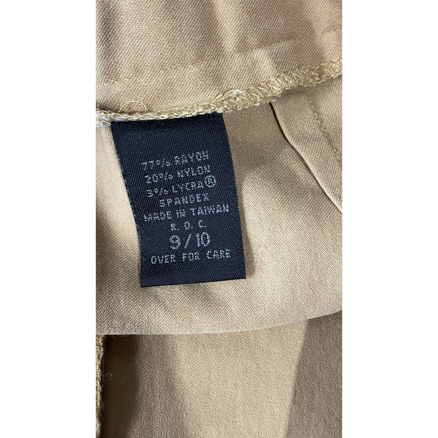 EXPRESS Women's Brown Solid Stretch Mini Skirt SZ 9/10